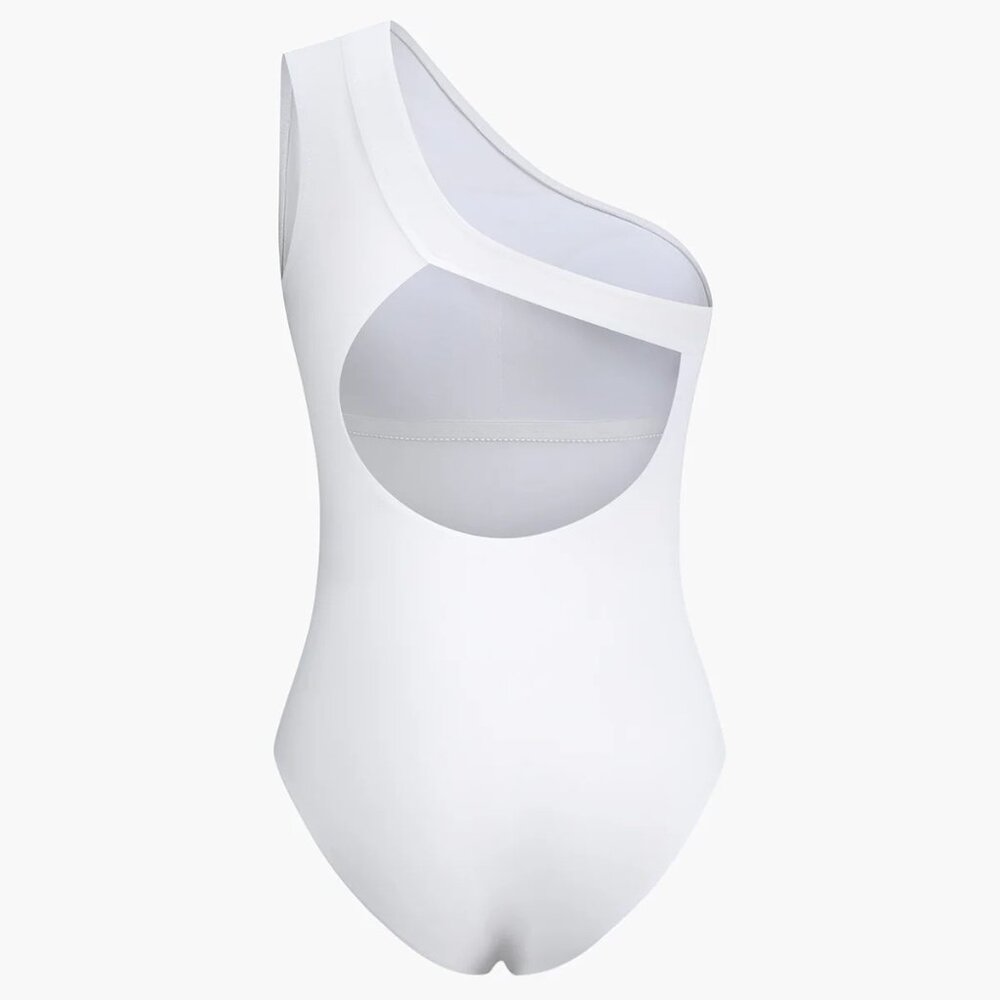 Commense Asymmetrical Cutout One Piece Swimsuit NWT, Size M - Picture 8 of 14